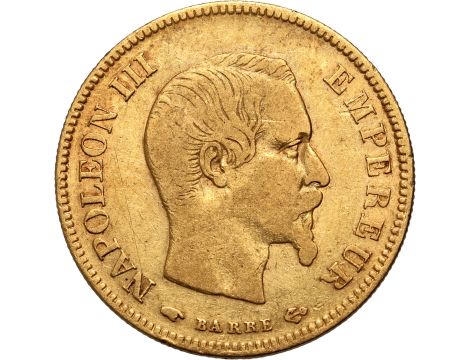4240. Francja, Napoleon III, 10 franków 1856 A, Paryż
