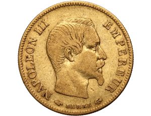 4241. Francja, Napoleon III, 10 franków 1857 A, Paryż