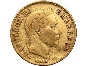 4243. Francja, Napoleon III, 10 franków 1862 A, Paryż