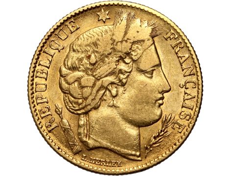 4246. Francja, Druga Republika, 10 franków 1851 A, Paryż, Ceres