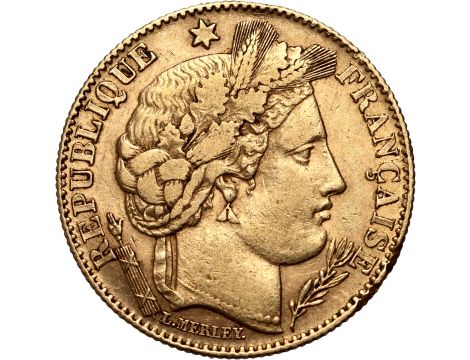 4247. Francja, 10 franków 1899 A, Paryż, Ceres