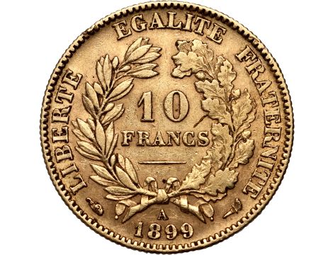 4247. Francja, 10 franków 1899 A, Paryż, Ceres - 2