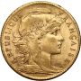 4250. Francja, 10 franków 1907, Marianna i Kogut - 2