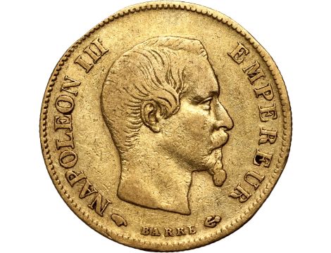 4251. Francja, Napoleon III, 10 franków 1860 A, Paryż