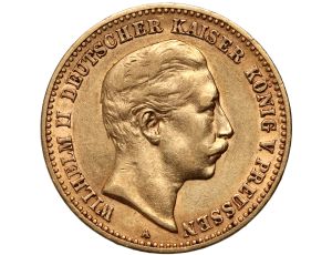 4256. Niemcy, Prusy, Wilhelm II, 10 marek 1896 A, Berlin