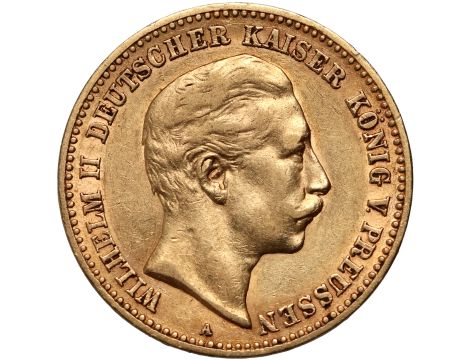 4256. Niemcy, Prusy, Wilhelm II, 10 marek 1896 A, Berlin