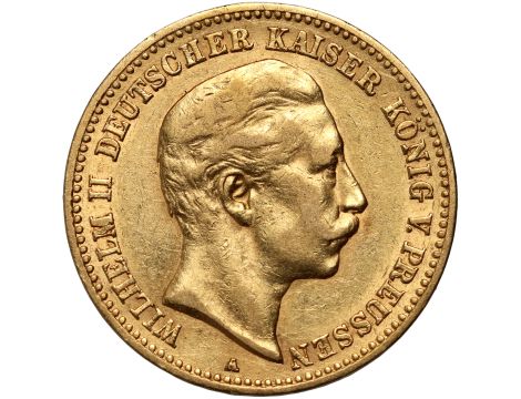 4257. Niemcy, Prusy, Wilhelm II, 10 marek 1898 A, Berlin