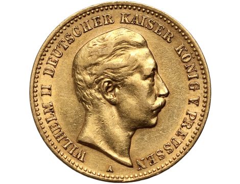4258. Niemcy, Prusy, Wilhelm II, 10 marek 1900 A, Berlin