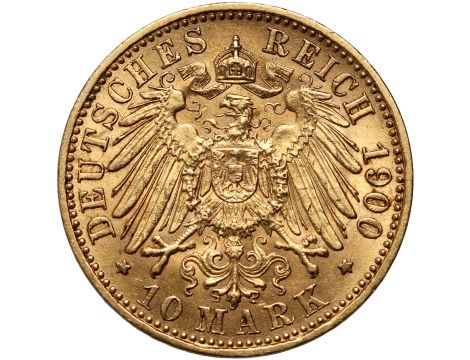 4258. Niemcy, Prusy, Wilhelm II, 10 marek 1900 A, Berlin - 2