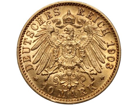 4260. Niemcy, Prusy, Wilhelm II, 10 marek 1903 A, Berlin - 2