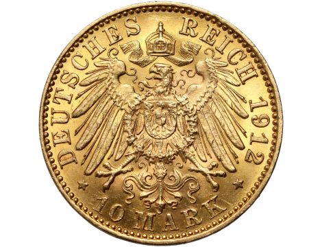 4263. Niemcy, Prusy, Wilhelm II, 10 marek 1912 A, Berlin - 2