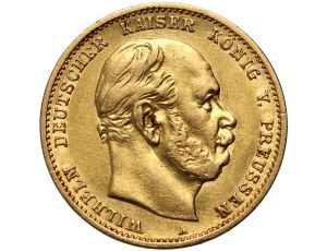 4265. Niemcy, Prusy, Wilhelm I, 10 marek 1877 A, Berlin