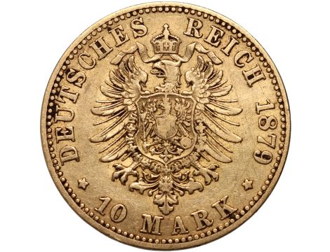 4266. Niemcy, Prusy, Wilhelm I, 10 marek 1879 A, Berlin - 2