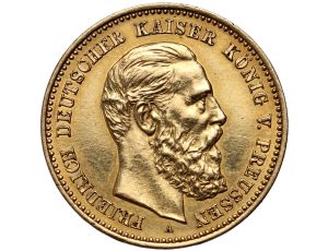4267. Niemcy, Prusy, Fryderyk III, 10 marek 1888 A, Berlin