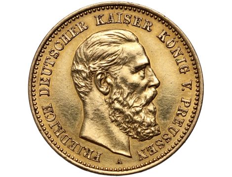 4267. Niemcy, Prusy, Fryderyk III, 10 marek 1888 A, Berlin