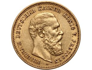 4270. Niemcy, Prusy, Fryderyk III, 10 marek 1888 A, Berlin