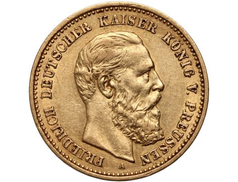 4270. Niemcy, Prusy, Fryderyk III, 10 marek 1888 A, Berlin