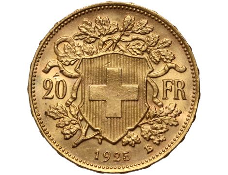 4280. Szwajcaria, 20 franków 1925, Helvetia Vreneli - 2