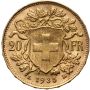 4284. Szwajcaria, 20 franków 1935, Helvetia Vreneli - 3