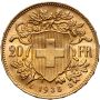 4289. Szwajcaria, 20 franków 1935, Helvetia Vreneli - 3