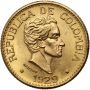 4298. Kolumbia, 5 pesos 1929, Simon Bolivar - 2
