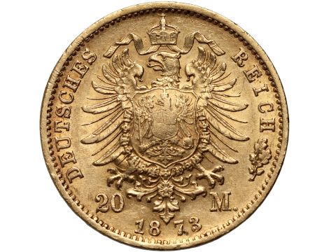 4309. Niemcy, Badenia, Fryderyk I, 20 marek 1873 G, Karlsruhe - 2