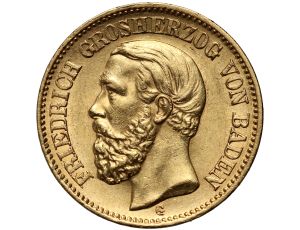 4310. Niemcy, Badenia, Fryderyk I, 20 marek 1894 G, Karlsruhe