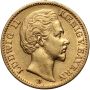 4311. Niemcy, Bawaria, Ludwik II, 20 marek 1872 D, Monachium - 2