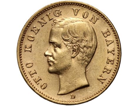 4313. Niemcy, Bawaria, Otto I, 20 marek 1905 D, Monachium