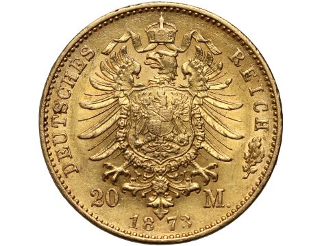 4314. Niemcy, Hesja, Ludwik III, 20 marek 1873 H, Darmstadt - 2
