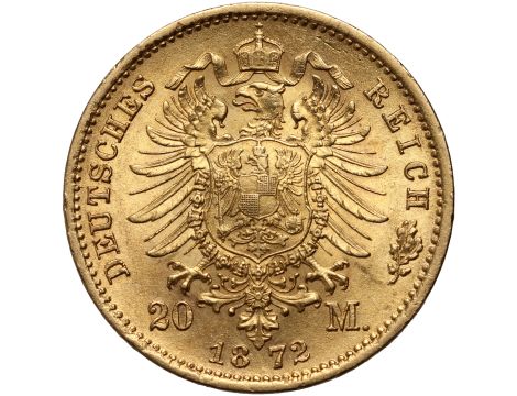 4315. Niemcy, Saksonia, Jan V, 20 marek 1872 E, Muldenhutten - 2