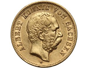 4316. Niemcy, Saksonia, Albert, 20 marek 1874 E, Muldenhutten