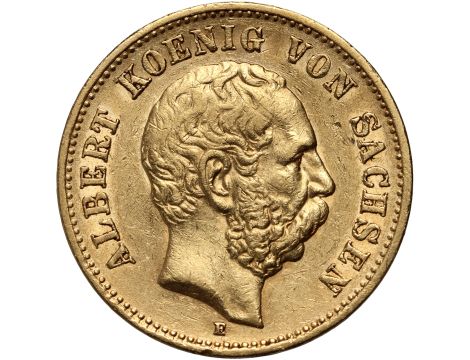 4316. Niemcy, Saksonia, Albert, 20 marek 1874 E, Muldenhutten