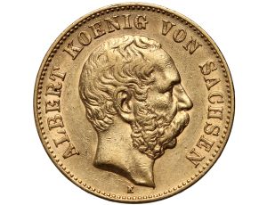 4317. Niemcy, Saksonia, Albert, 20 marek 1876 E, Muldenhutten