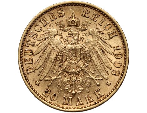 4319. Niemcy, Saksonia, Jerzy, 20 marek 1903 E, Muldenhutten - 2