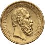 4323. Niemcy, Wirtembergia, Karol I, 20 marek 1874 F, Stuttgart - 2