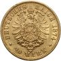 4323. Niemcy, Wirtembergia, Karol I, 20 marek 1874 F, Stuttgart - 3