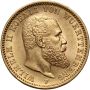 4324. Niemcy, Wirtembergia, Wilhelm II, 20 marek 1897 F, Stuttgart - 2