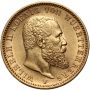 4327. Niemcy, Wirtembergia, Wilhelm II, 20 marek 1897 F, Stuttgart - 2