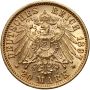 4327. Niemcy, Wirtembergia, Wilhelm II, 20 marek 1897 F, Stuttgart - 3