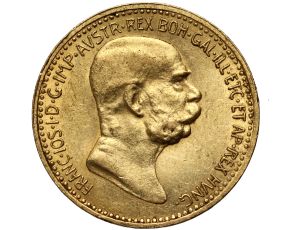 4331. Austria, Franciszek Józef I, 10 koron 1908, Jubileusz