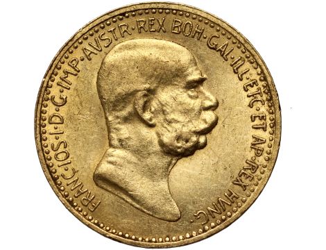 4331. Austria, Franciszek Józef I, 10 koron 1908, Jubileusz