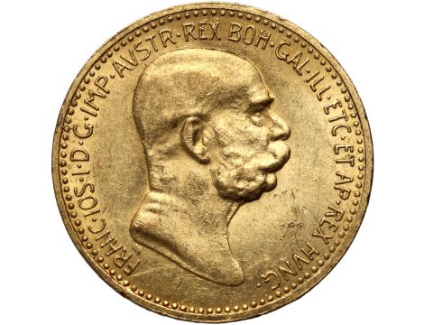 4332. Austria, Franciszek Józef I, 10 koron 1908, Jubileusz
