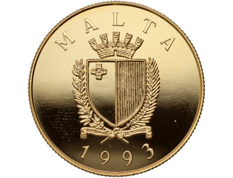 4335. Malta, 25 lirów 1993, 430 lat w obronie chrześcijańskiej Europy - 2