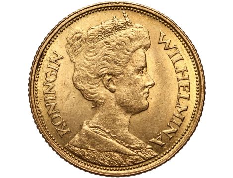 4337. Holandia, Wilhelmina, 5 guldenów 1912