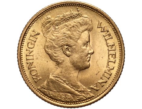 4338. Holandia, Wilhelmina, 5 guldenów 1912