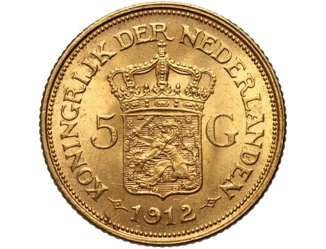 4341. Holandia, Wilhelmina, 5 guldenów 1912 - 2