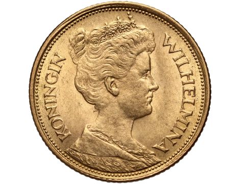 4342. Holandia, Wilhelmina, 5 guldenów 1912