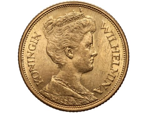 4344. Holandia, Wilhelmina, 5 guldenów 1912