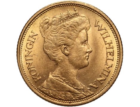 4345. Holandia, Wilhelmina, 5 guldenów 1912